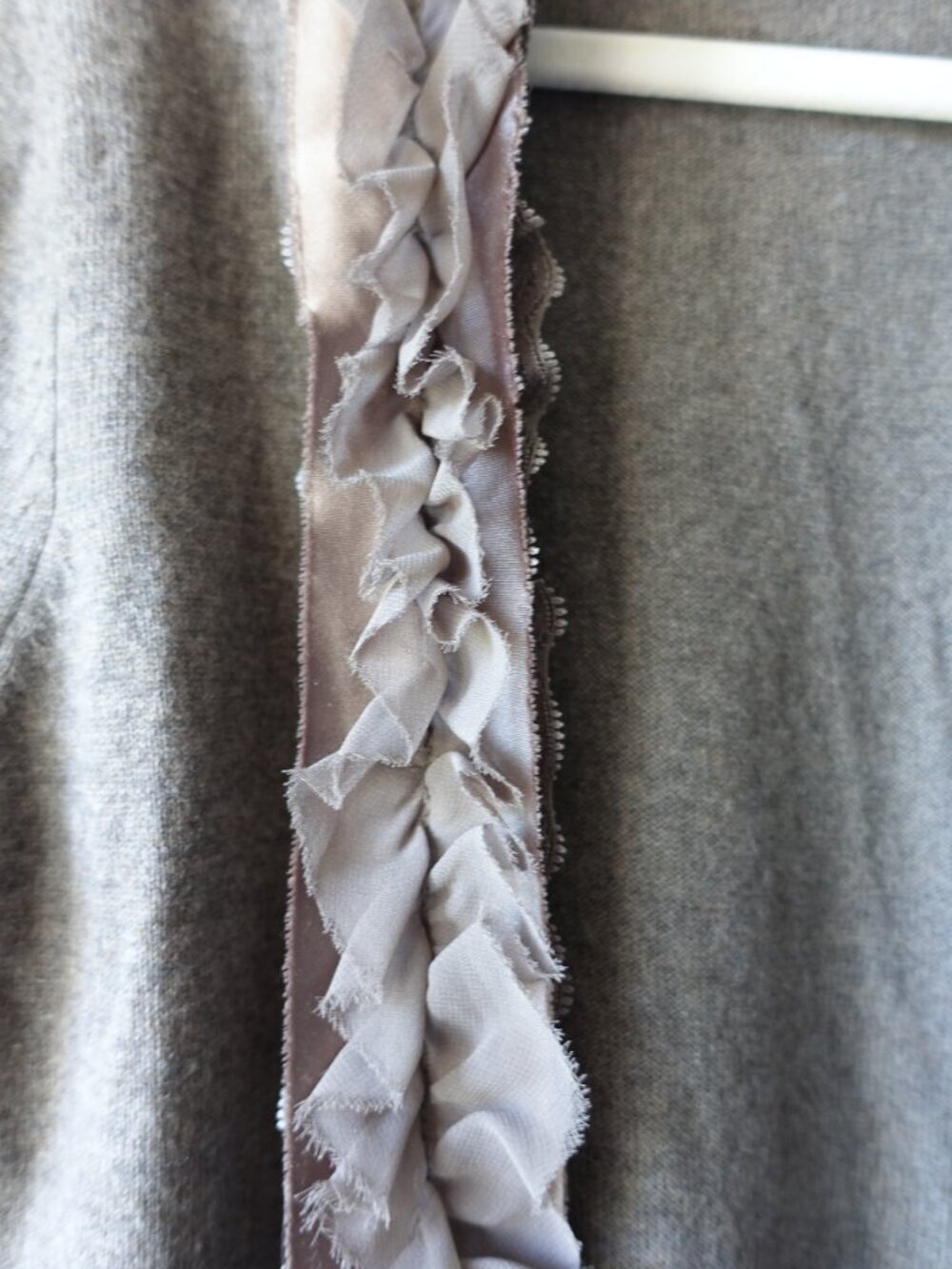 Peck & Peck  Ruffle-Trim Open Cardigan - Picture 7 of 9